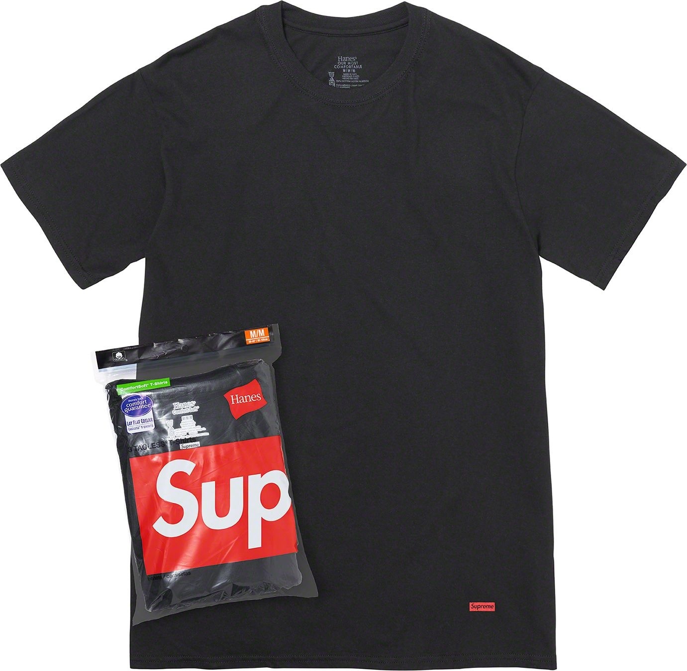 Supreme®/Hanes® Tagless Tees (3 Pack) view 2